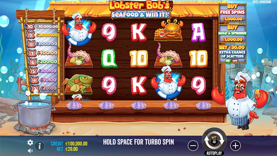 Lobster Bobs Sea Food and Win It slot