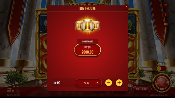 Midas Golden Touch 2 slot bonus buy