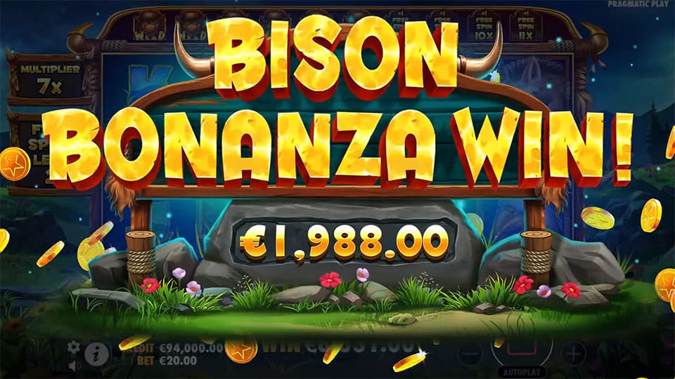 Release the Bison slot big win