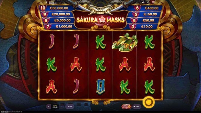 Sakura Masks slot