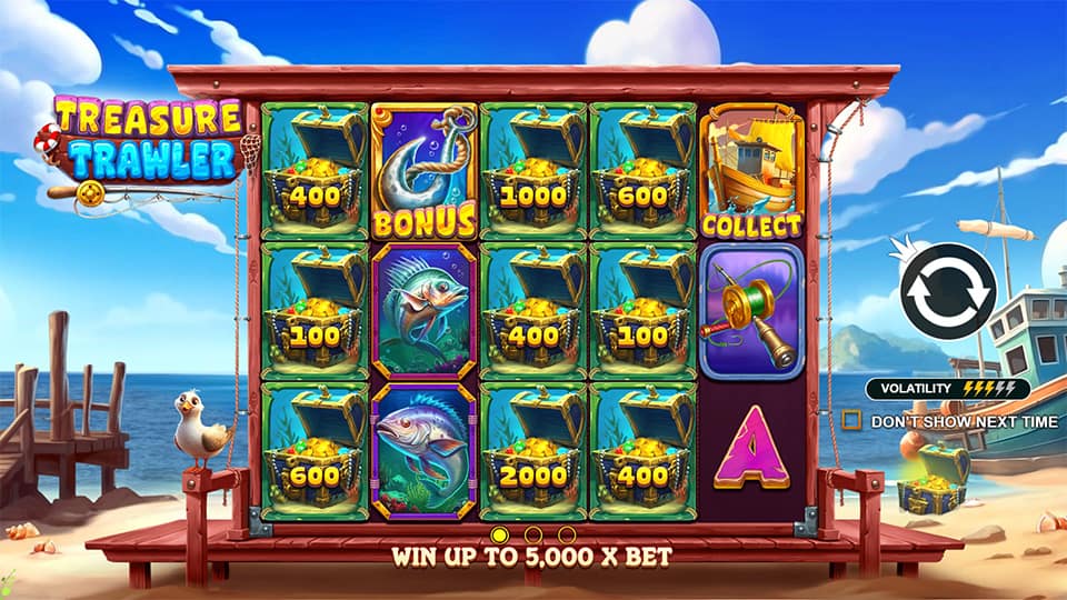 Treasure Trawler slot features