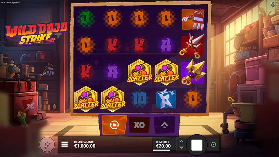 Wild Dojo Strike slot free spins