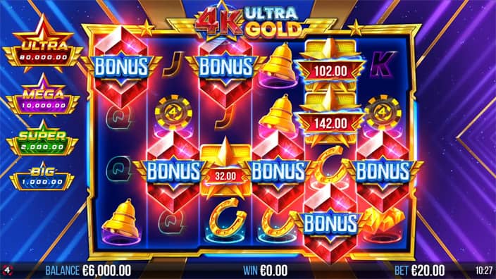 4K Ultra Gold slot free spins