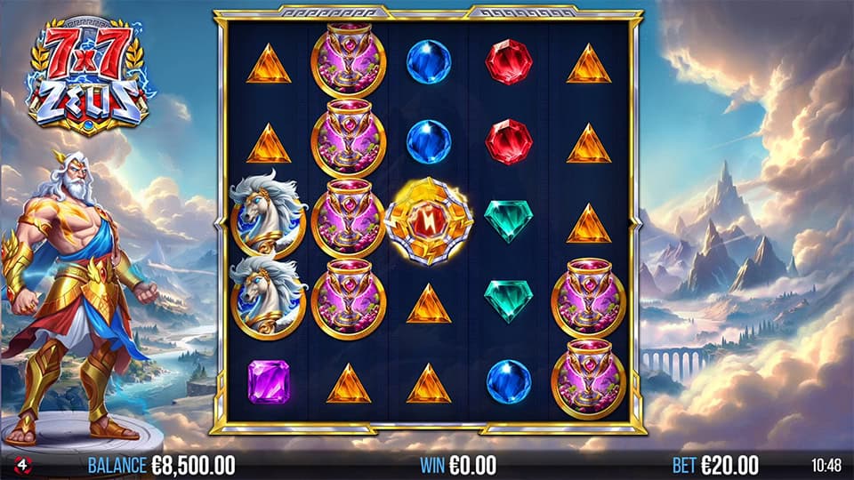 7x7 Zeus slot free spins