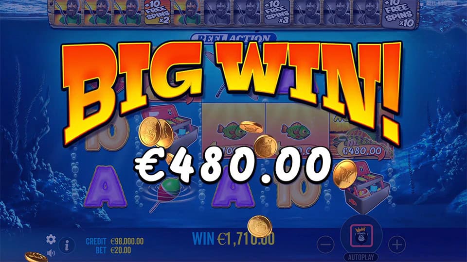 Big Bass Bonanza Reel Action slot big win