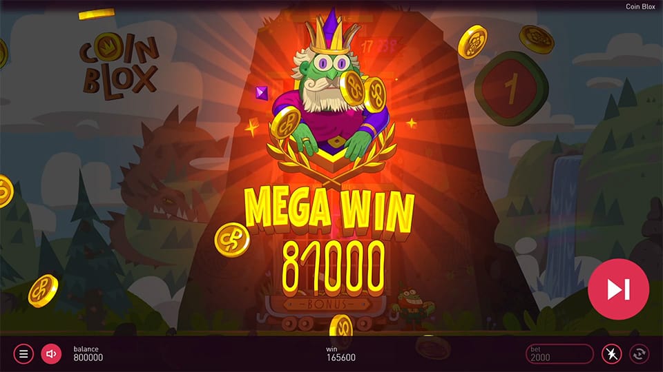 Coin Blox slot big win