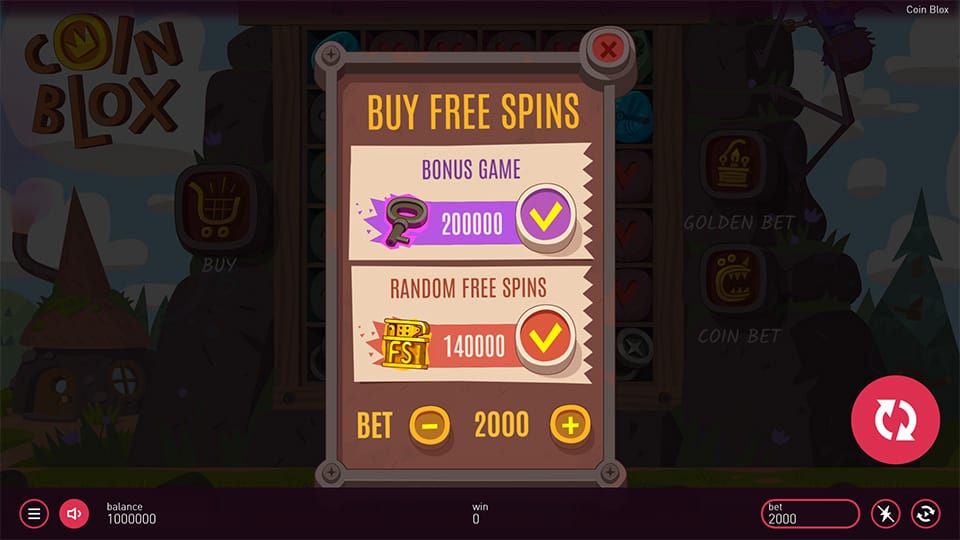 Coin Blox slot bonus buy