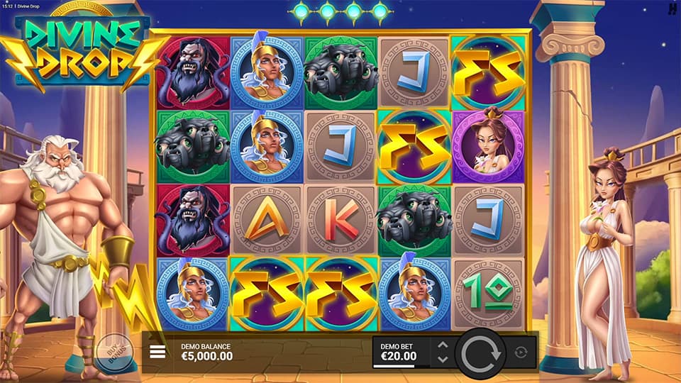 Divine Drop slot free spins