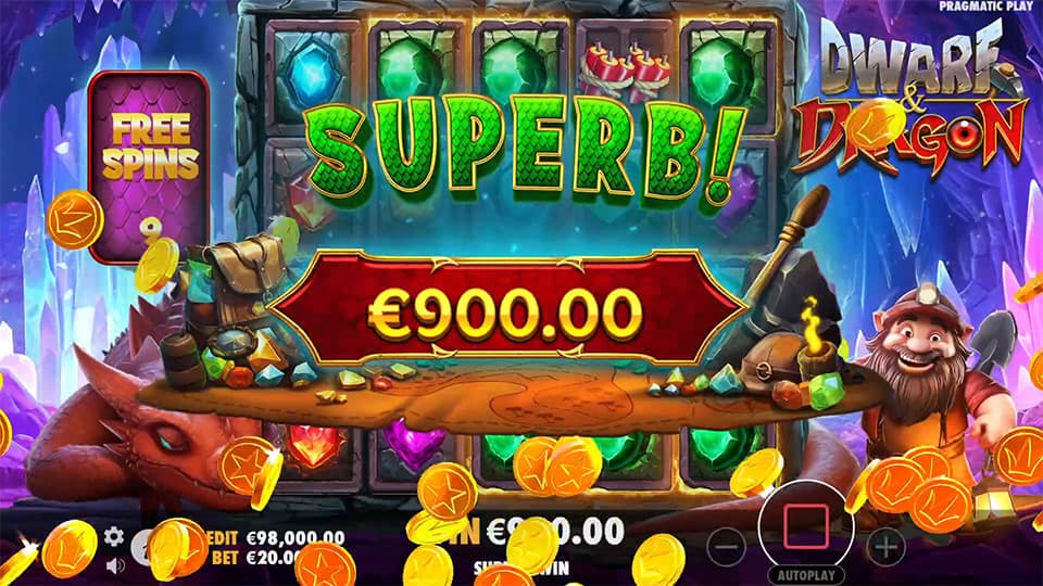 Dwarf Dragon slot big win