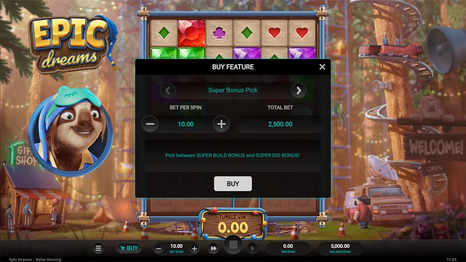 Epic Dreams slot bonus buy