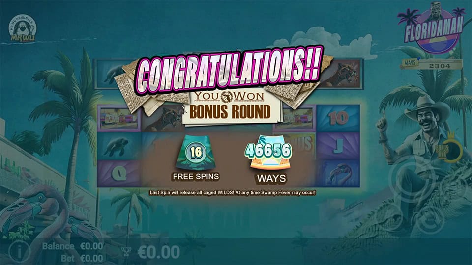 FloridaMan slot free spins