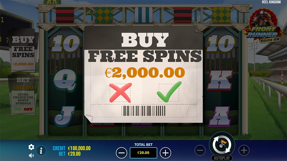 Front Runner slot bonus buy