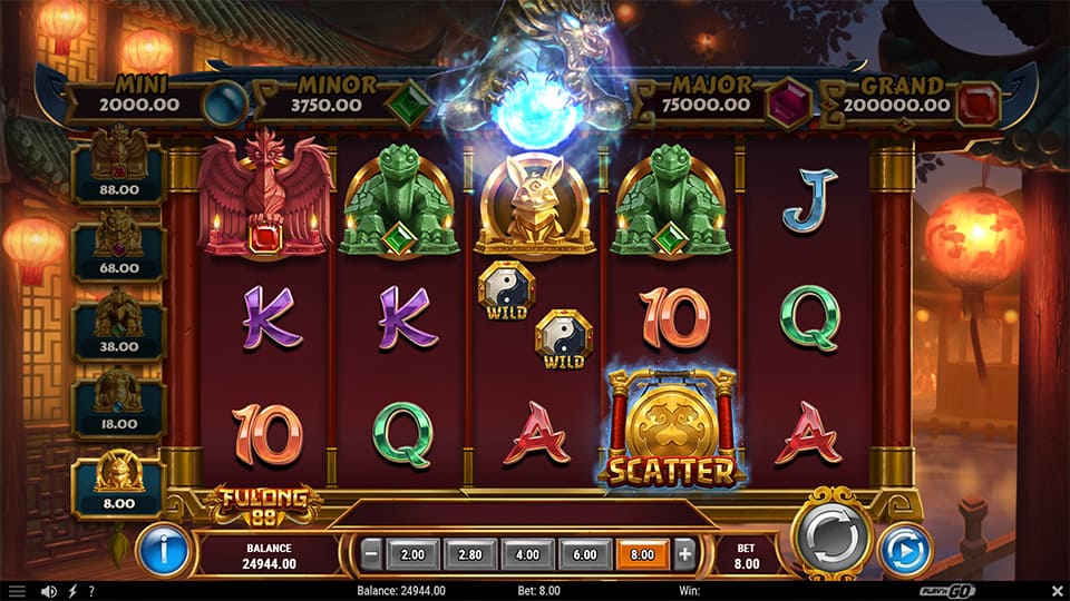 Fulong 88 slot feature wild symbol