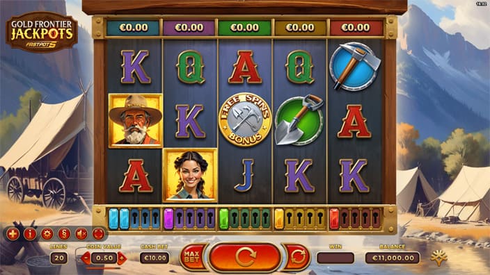 Gold Frontier Jackpots FastPot5 slot