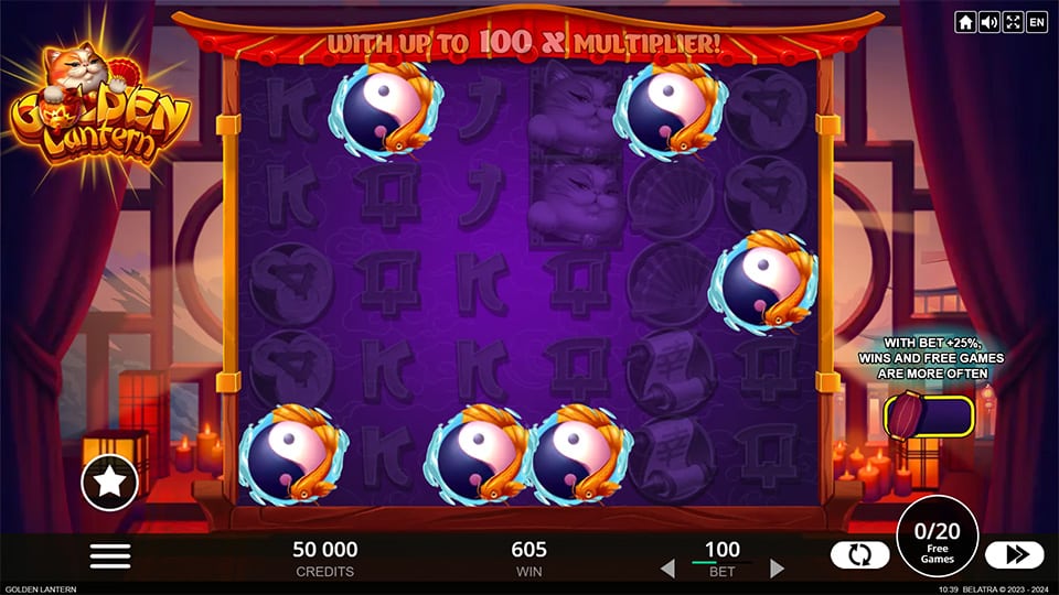 Golden Lantern slot free spins