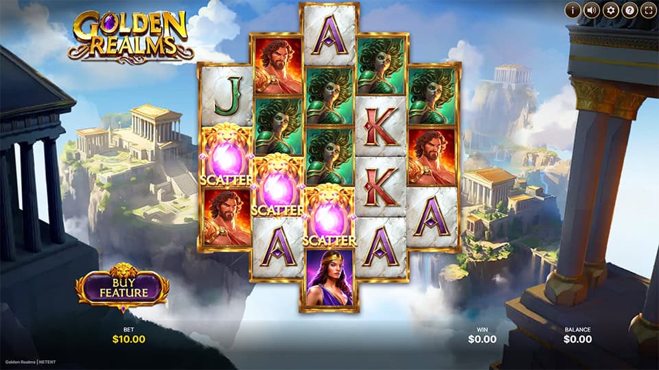 Golden Realms slot free spins