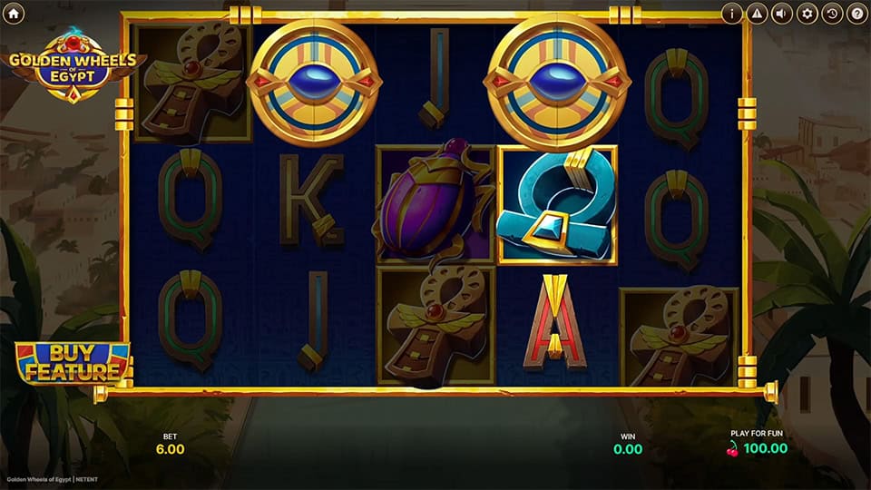 Golden Wheels of Egypt slot free spins