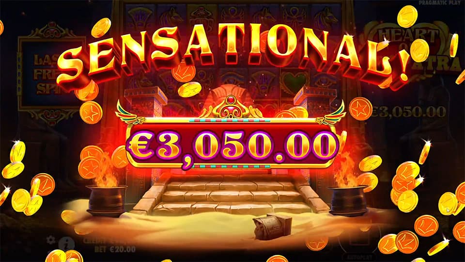 Heart of Cleopatra slot big win