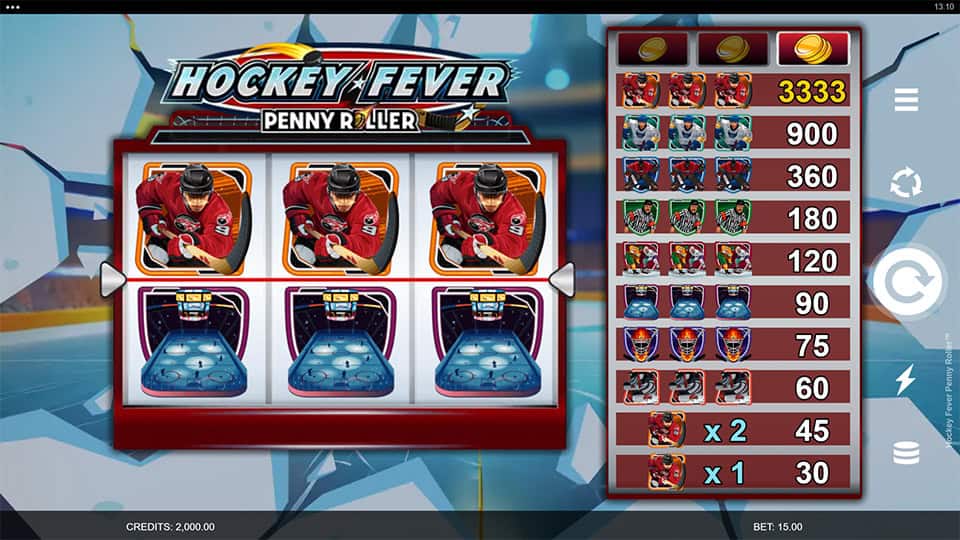 Hockey Fever Penny Roller slot