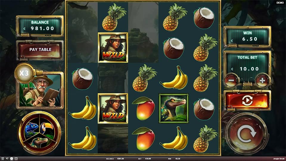 Jungle Break slot feature wild