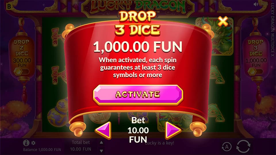 Lucky Dragon MultiDice X slot bonus buy