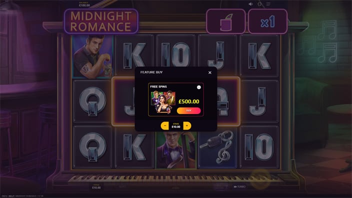 Midnight Romance slot bonus buy