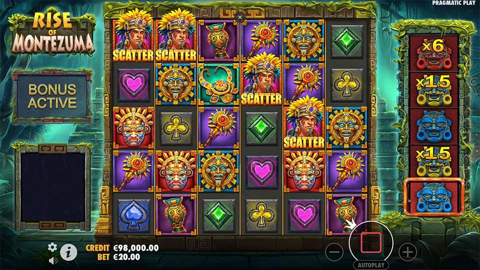 Rise of Montezuma slot free spins