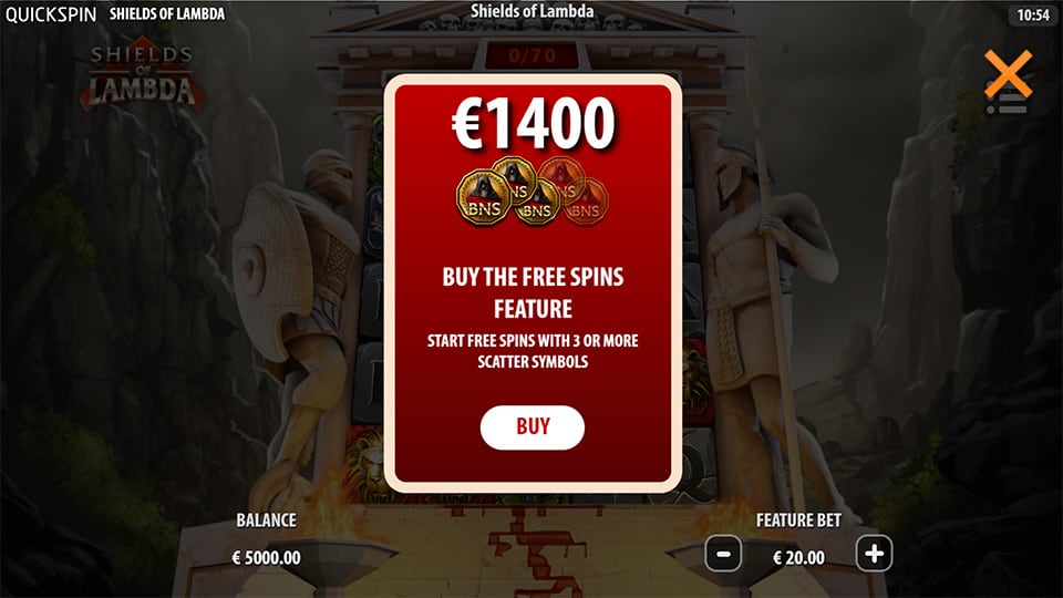 Shields of Lambda slot bonus buy