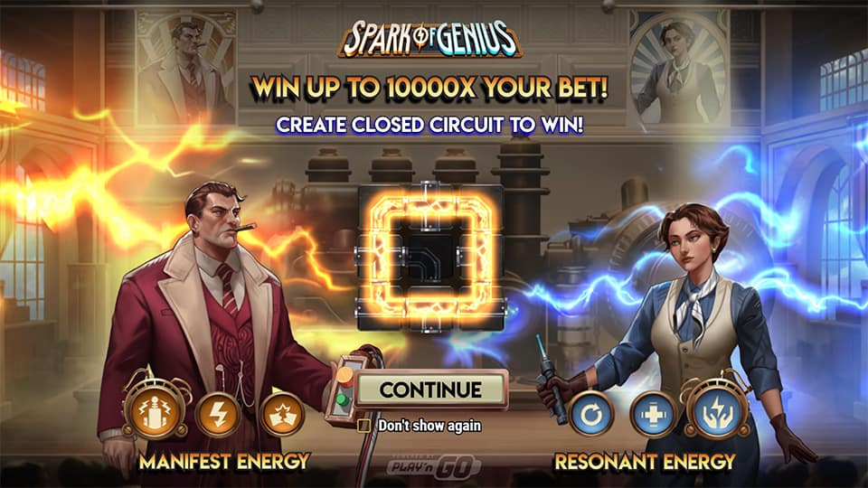 Spark of Genius slot features