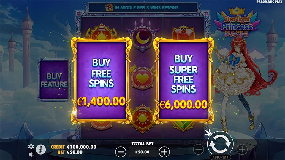 Starlight Princess Pachi slot bonus buy