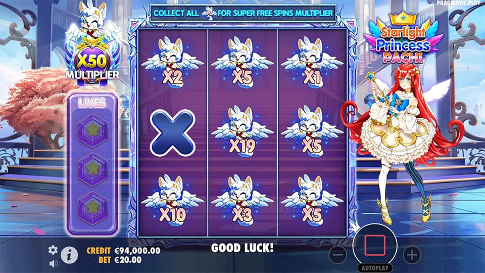 Starlight Princess Pachi slot feature super mini game