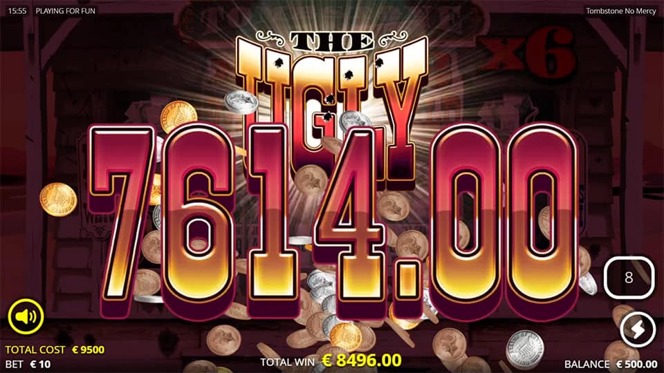 Tombstone No Mercy slot big win