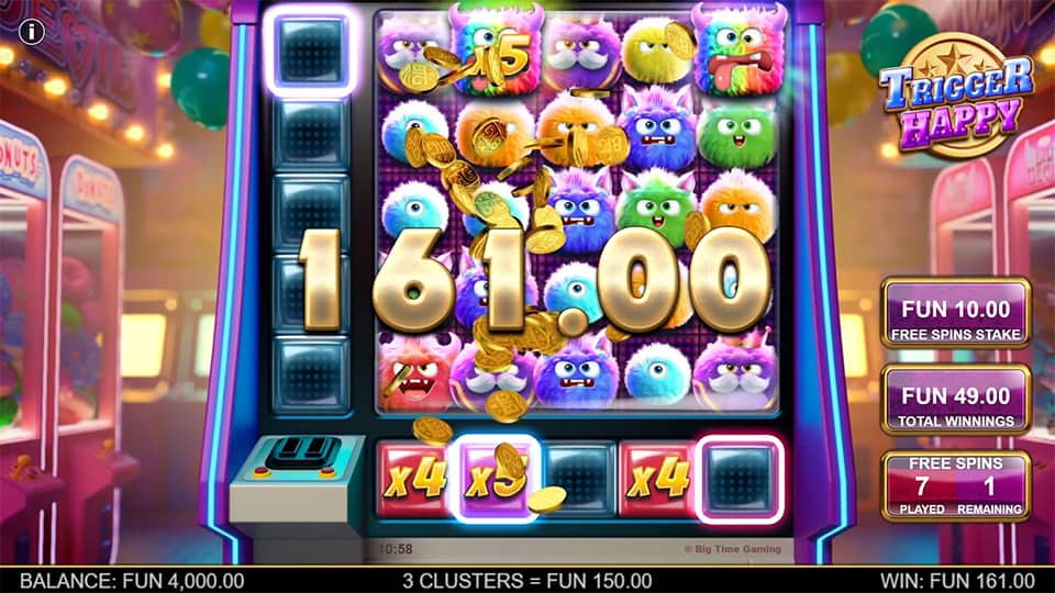 Trigger Happy slot big win