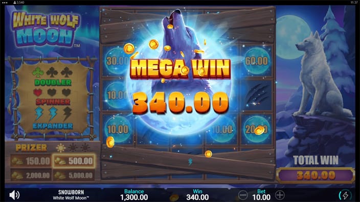 White Wolf Moon slot big win