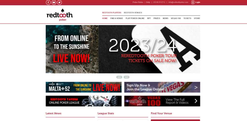 Redtooth poker website