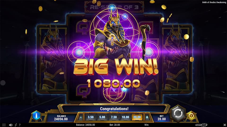 Ankh of Anubis Awakening slot big win