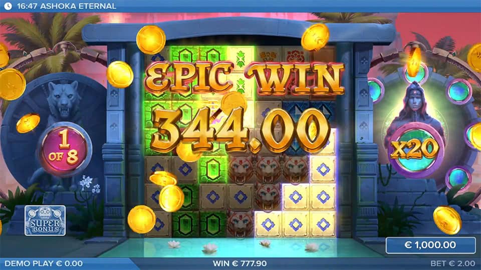 Ashoka Eternel slot big win