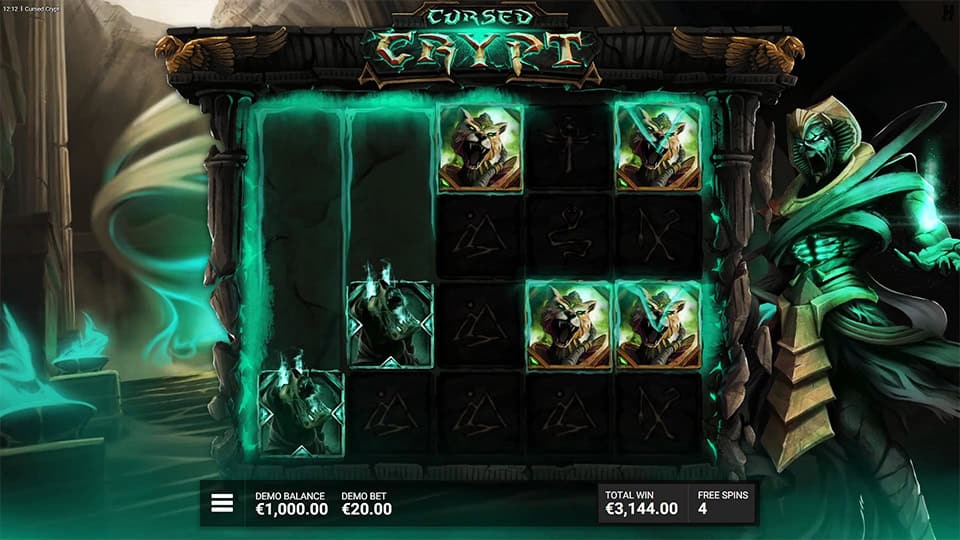 Cursed Crypt slot feature cursed symbol