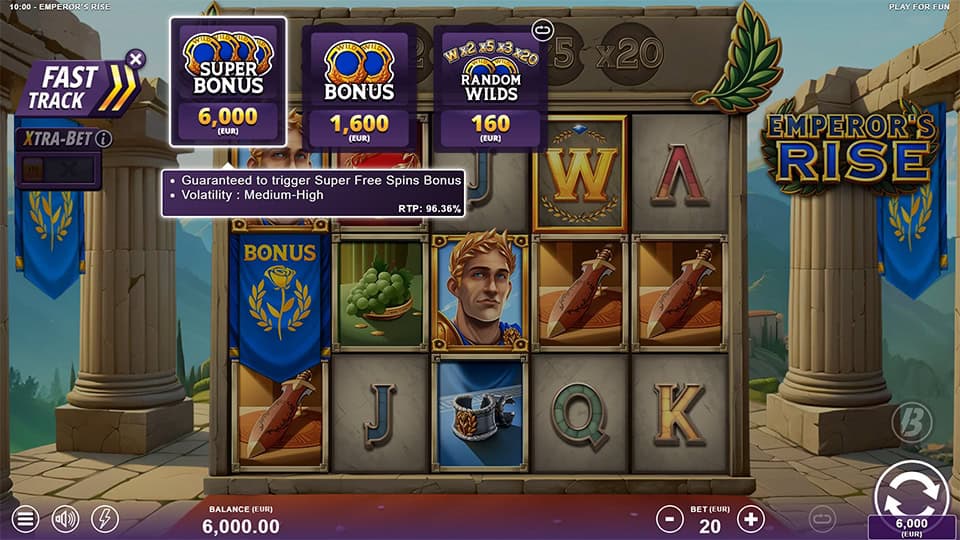 Emperors Rise slot bonus buy