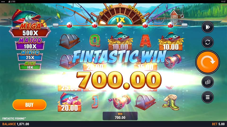 Fintastic Fishing slot big win