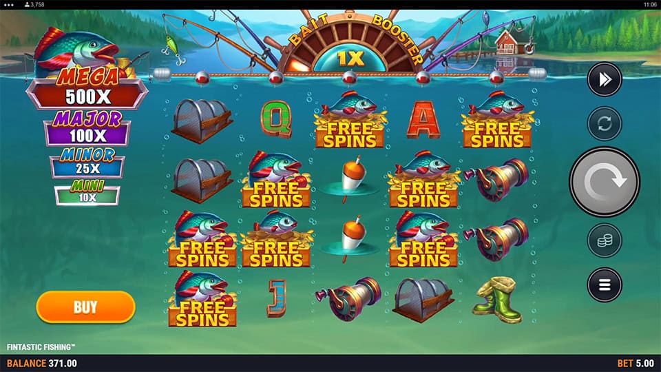 Fintastic Fishing slot free spins