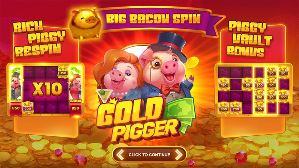 Gold Pigger slot features