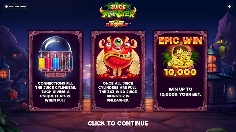 Juice Monster slot features