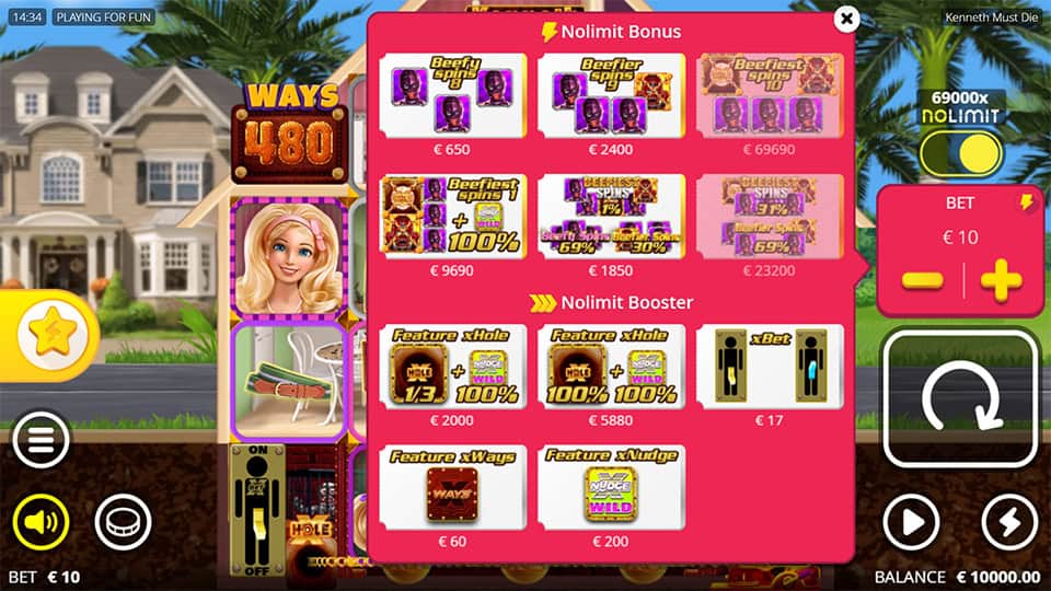 Kenneth Must Die slot bonus buy