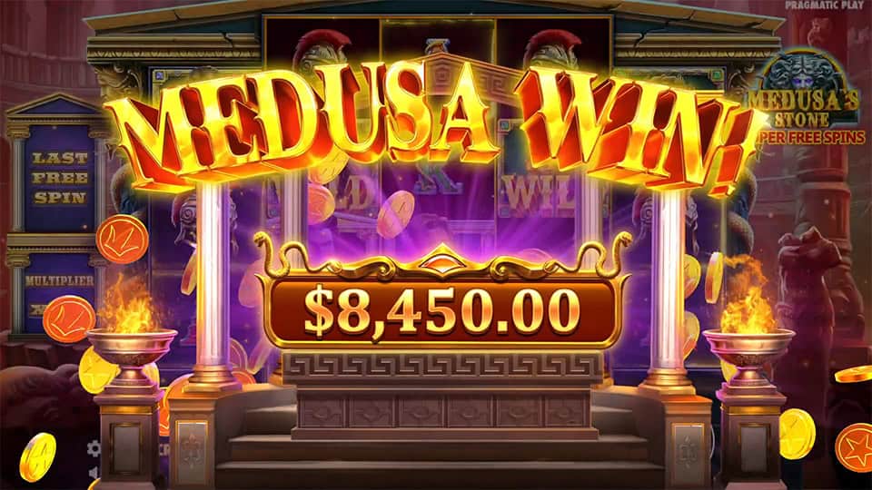 Medusas Stone slot big win