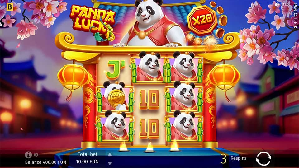 Panda Luck slot feature panda symbol