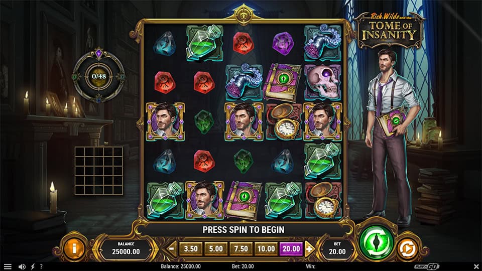 Rich Wilde and the Tome of Insanity slot