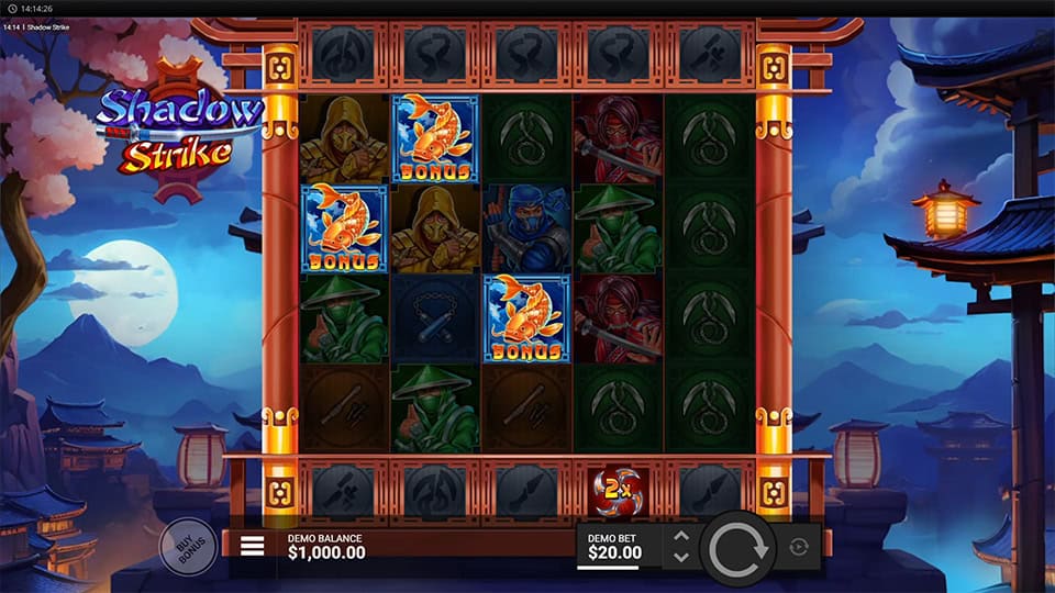 Shadow Strike slot free spins