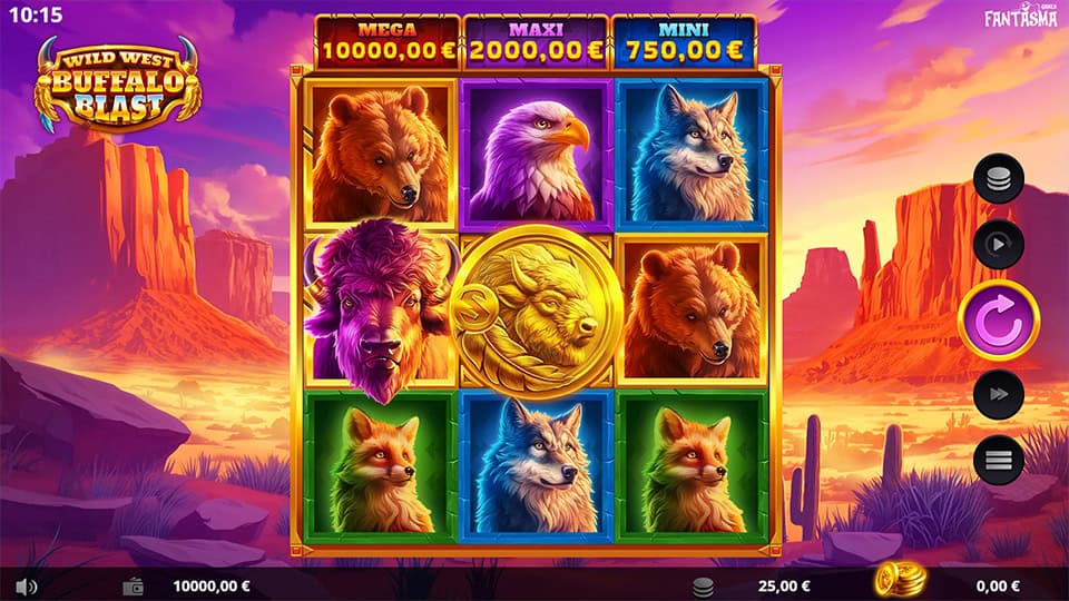 Wild West Buffalo Blast slot