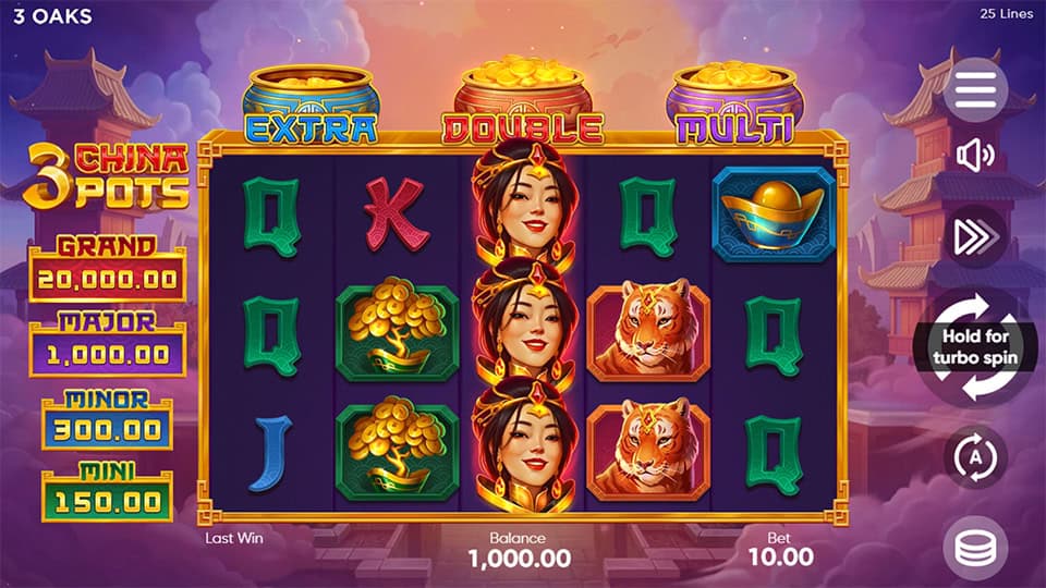 3 China Pots slot